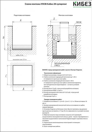 Схема монтажа КиБез 20 СуперЛонг